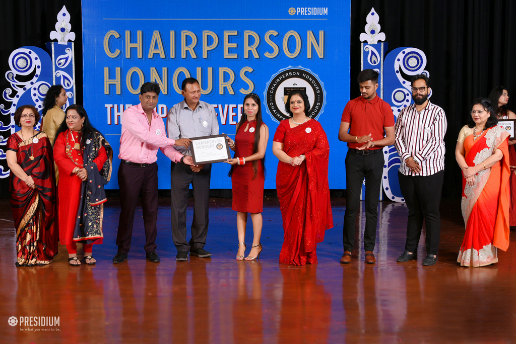 Presidium Rajnagar, CHAIRPERSON HONOURS’19: TEACHERS RECEIVE THE MOST PRESTIGIOUS HONOUR